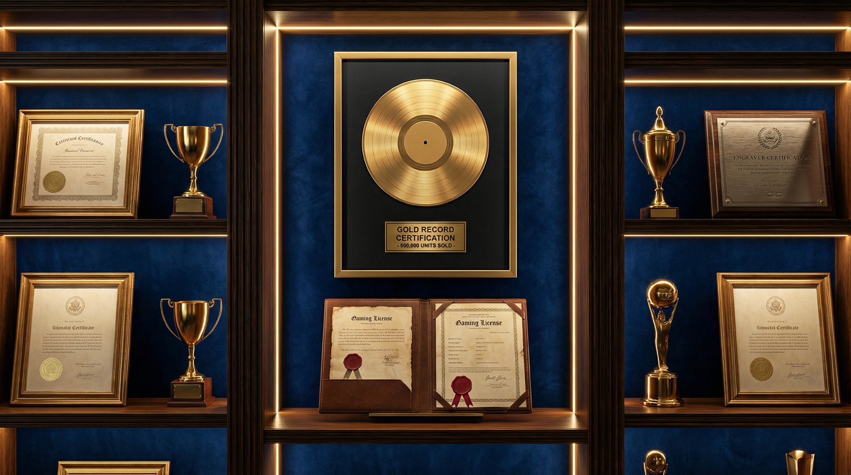 老虎机 - 平台授权证书与行业奖项展示