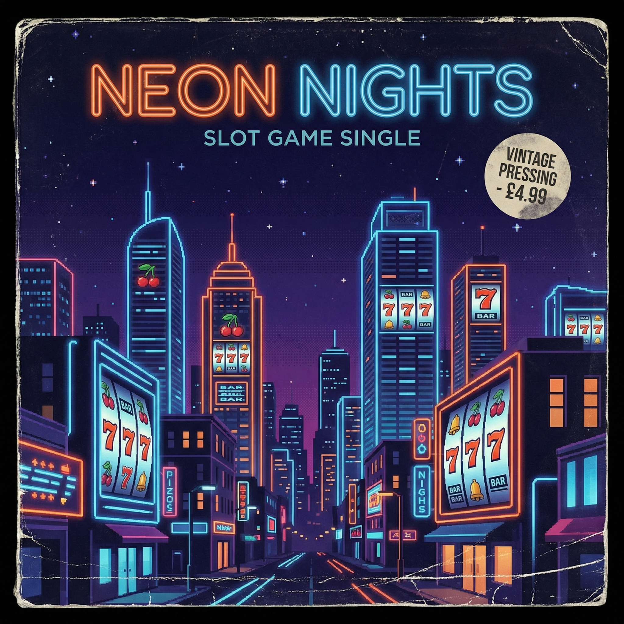 霓虹之夜 - 老虎机 热门老虎机游戏唱片封面