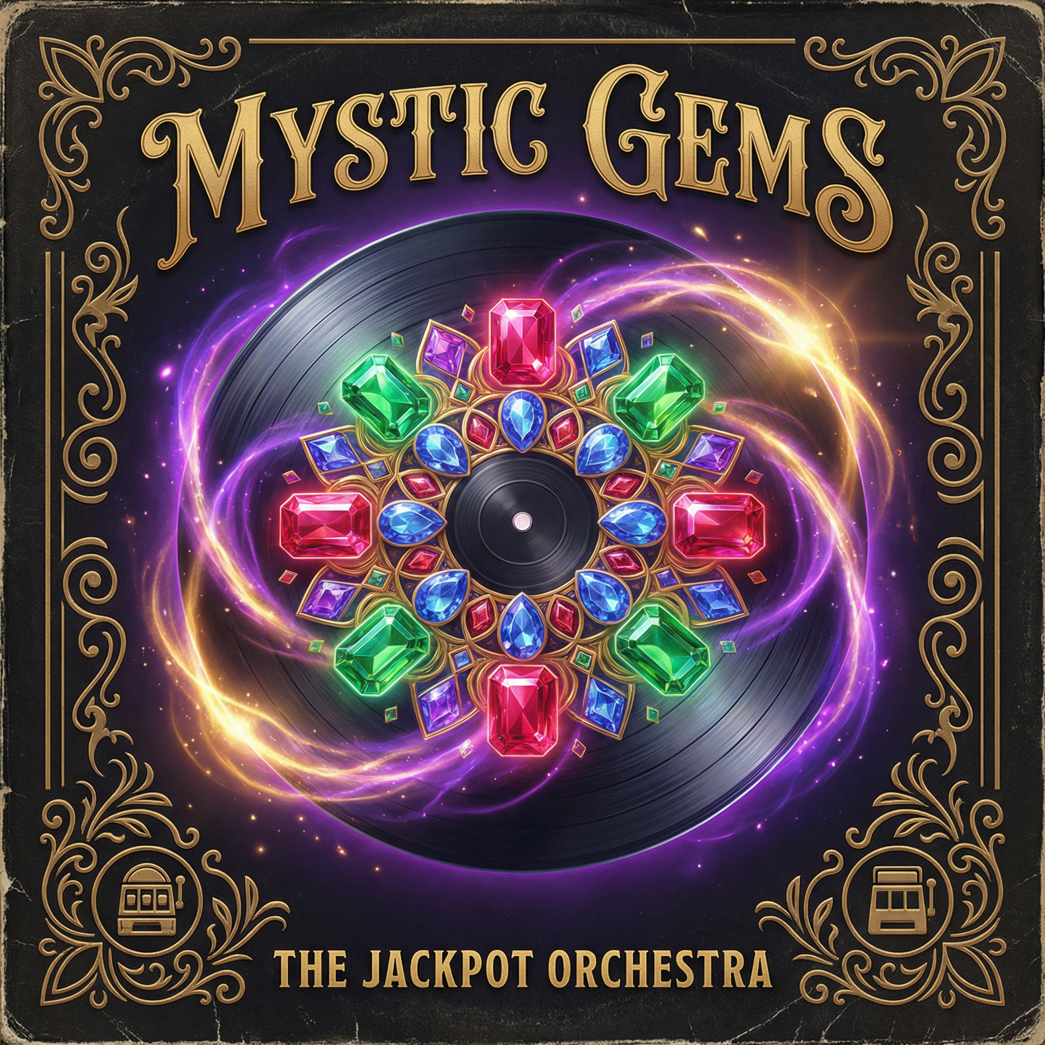 神秘宝石 - 老虎机 热门老虎机游戏唱片封面